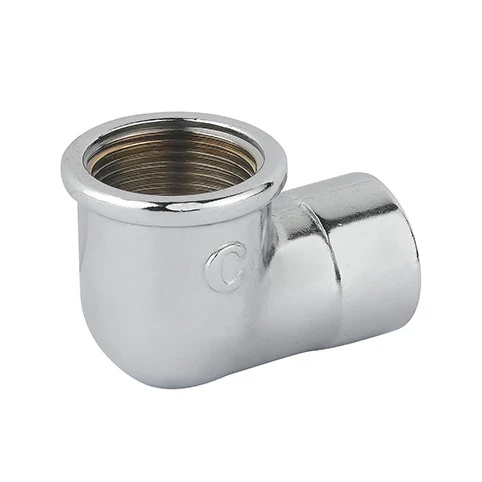 Gomito ridotto ff ottone cromo 1 x 1/2