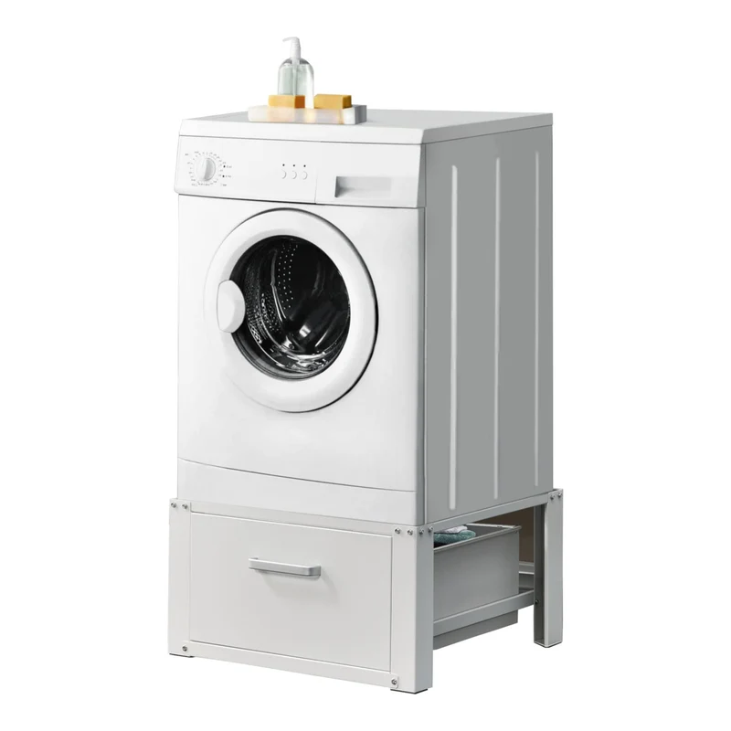 Base di supporto per Lavatrice ed Asciugatrice con Cassettone 100 kg