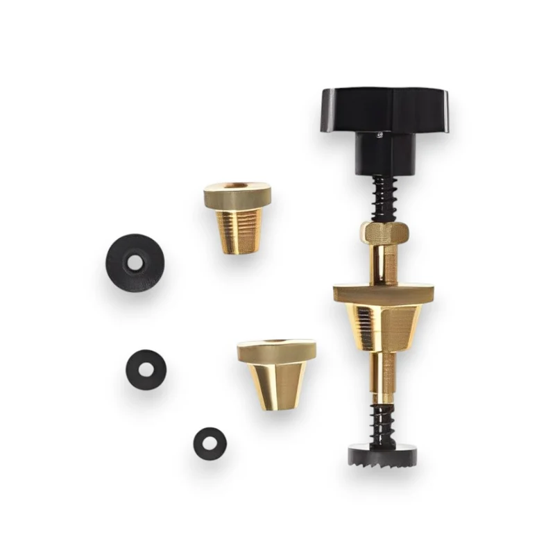 Kit frese rettifica rubinetti varie misure con boccole coniche per tubature idrauliche diametro 40x27 ø 27-32 3/8 1/2 3/4 1 pollice