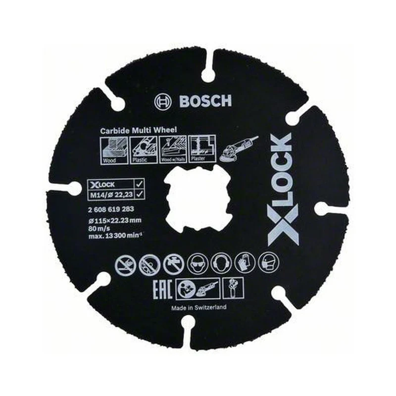 Bosch-b disco univ. carbide x-lock mm.115