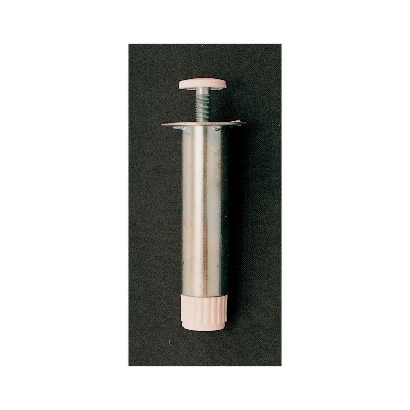 Piedino acciaio zincato mobili 100 mm regolabile - 4 pz