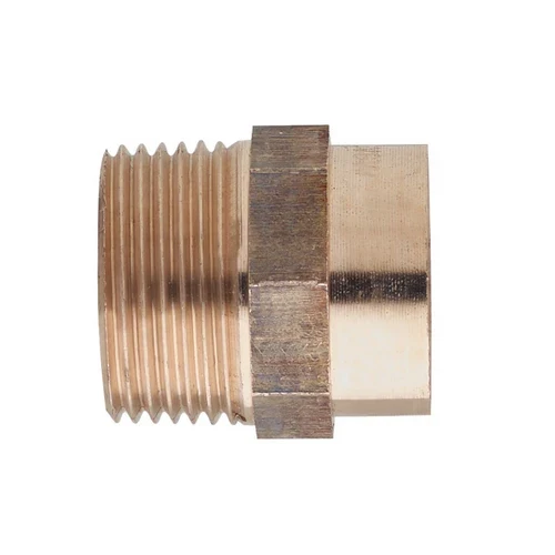 Nipple bronzo diritto m. a saldare 1 1/2 x 42