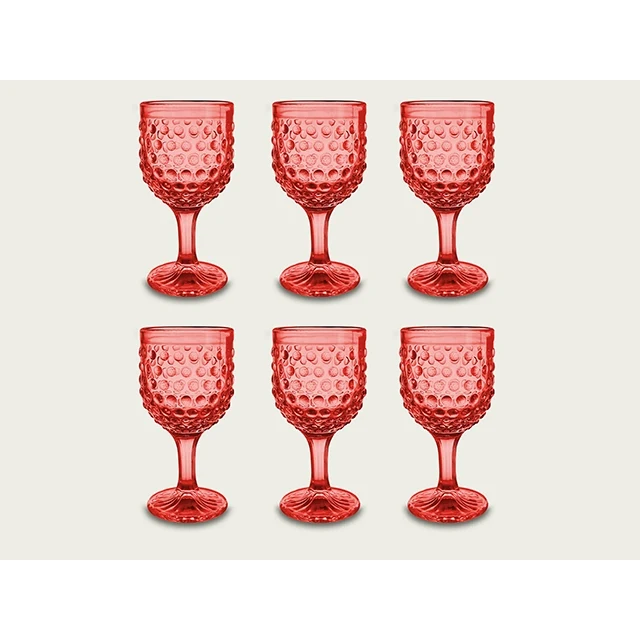 Set 6 CALICI BLOSSOM 34CL ROSSO
