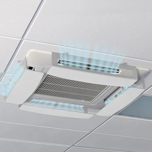 Deflettore climik quadro bianco cm 50 kit 4 pezzi