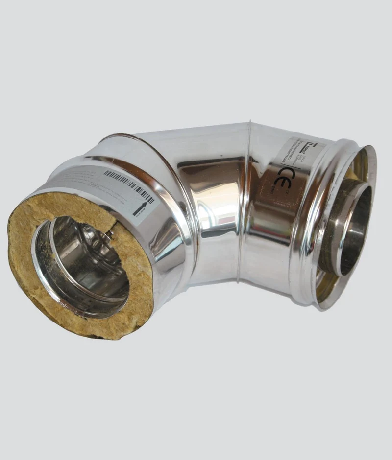 CURVA 90° DOP.PAR.INOX 304- D. 80