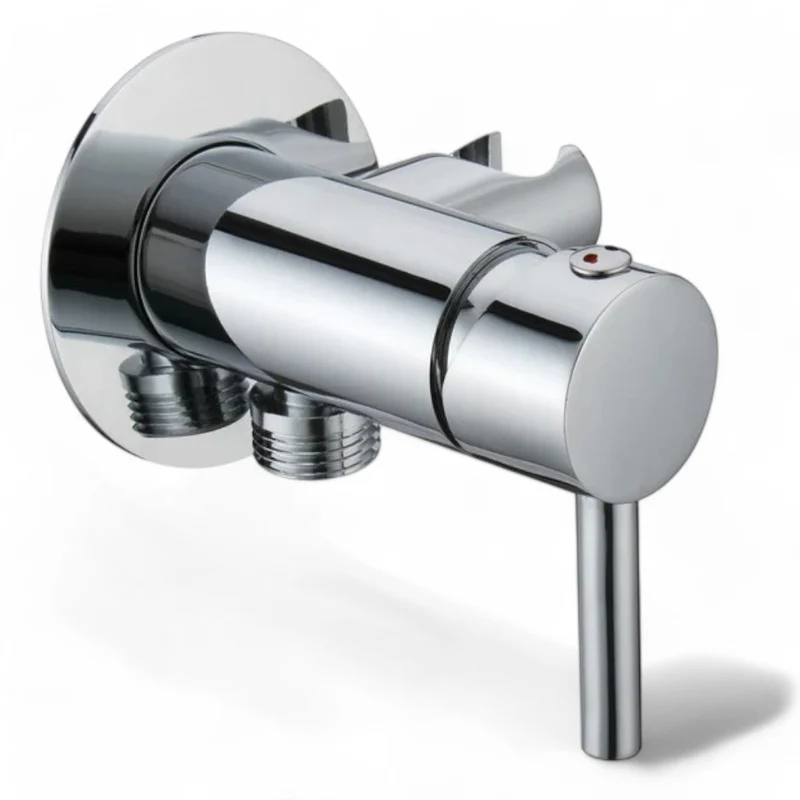 Miscelatore incasso tondo con supporto integrato cromo 1/2" M