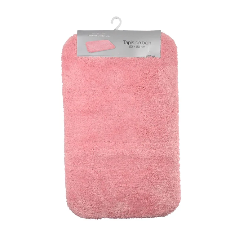 Tappetino da bagno in microfibra Rosa