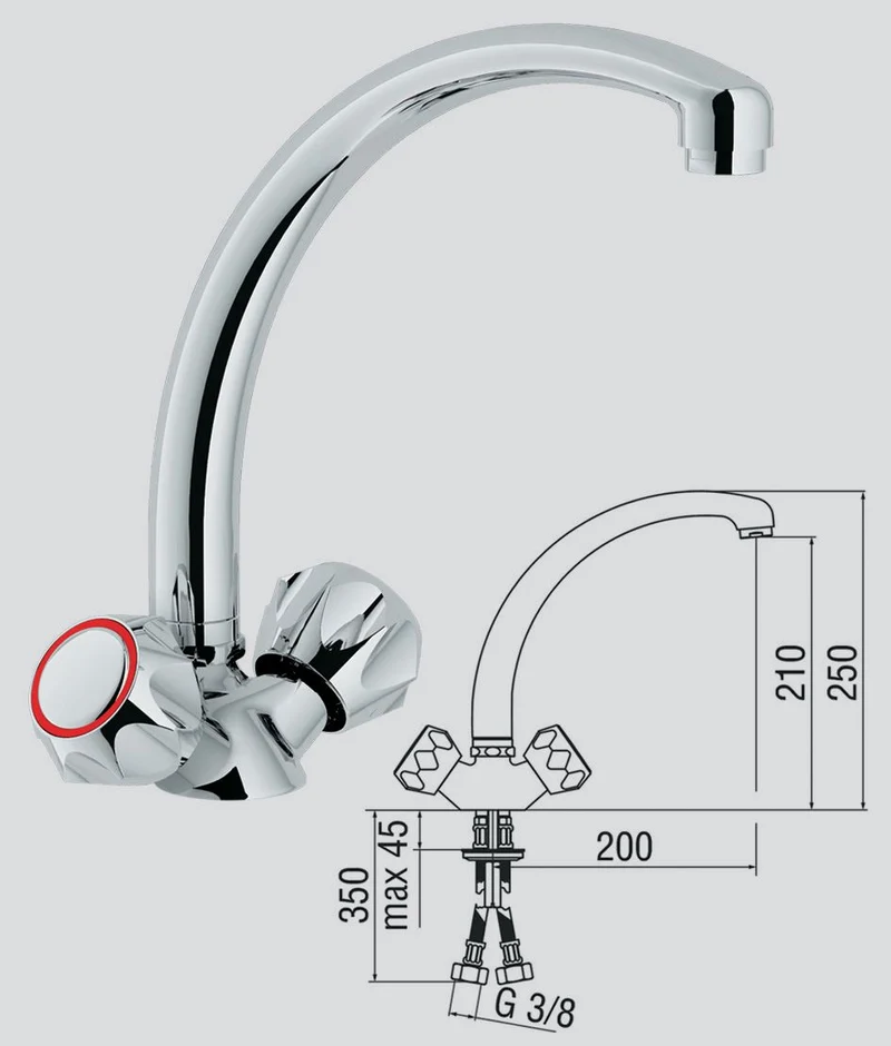 RUBINETTO NF6117/5 LAVELLO