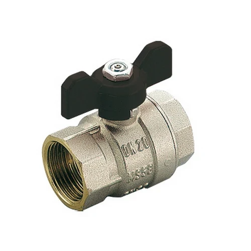 Valvola a sfera ff scirocco passaggio totale con farfalla 1/2 dn 15 pn 50