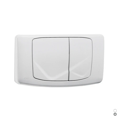 Placca doppia scarico rios valsir bianco