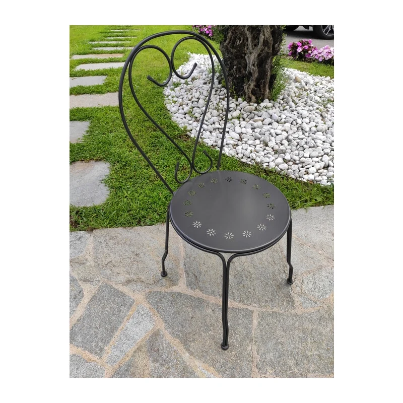 Sedia Sorrento Nero Opaco 015797 4 Pezzi
