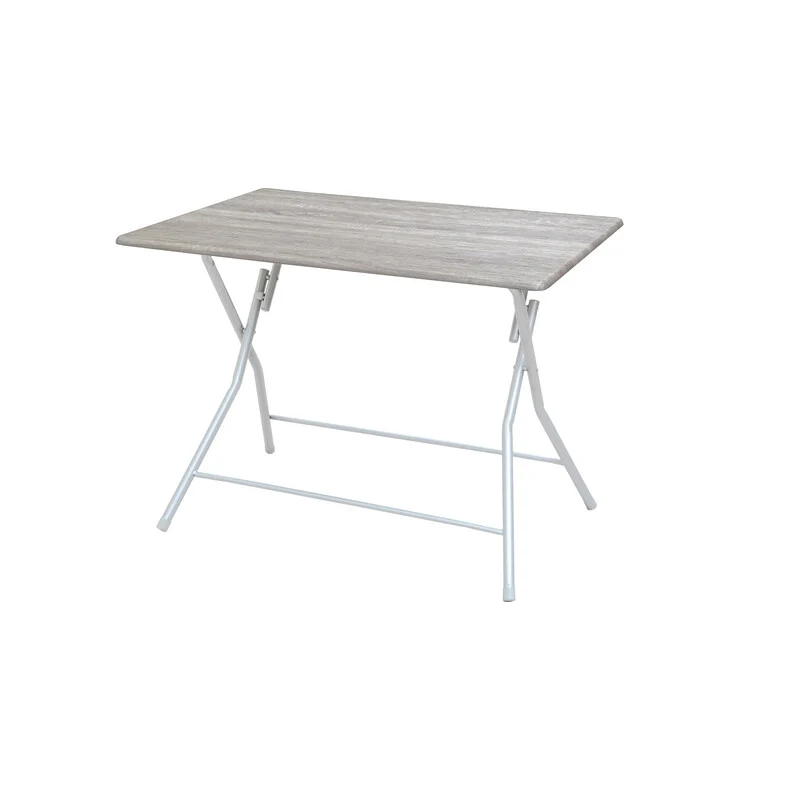 Tavolo Pieghevole Bingo Cm 120 x 80 Rovere Grigio