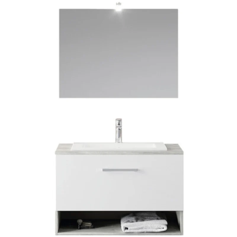 Mobile sospeso 80 cm cassettone e vano