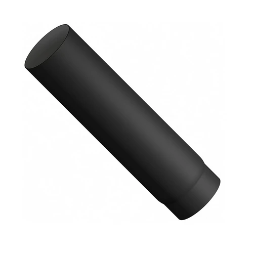 Tubo acciaio al carbonio smaltato l. 500 stufe legna mf diam. 120