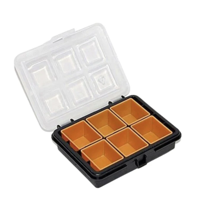 Vaschetta portaminuteria con box removibili