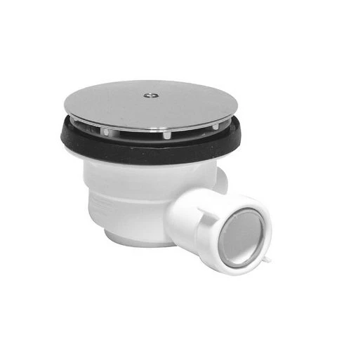 Piletta sifonata per piatti doccia in pvc dm.120 diam. 90 foro grande