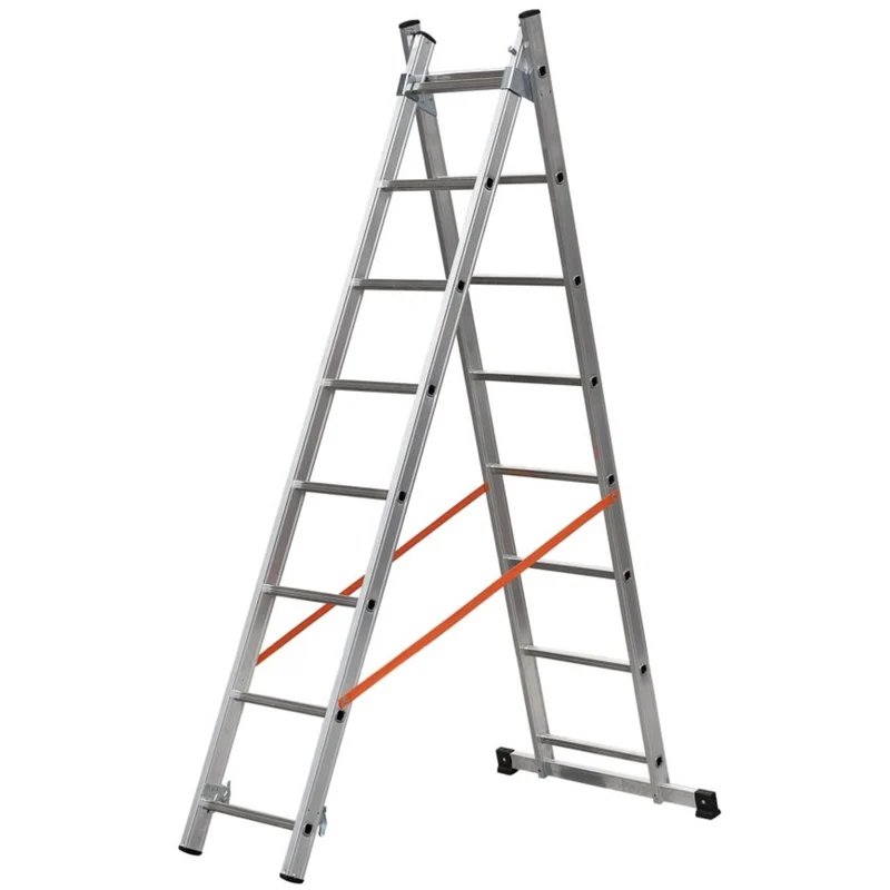 Scala trasformabile doppia 8 gradini