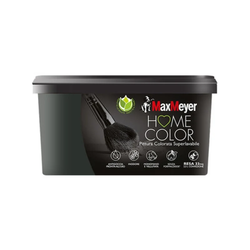 Home Color Superlavabile 2,5 l Nero