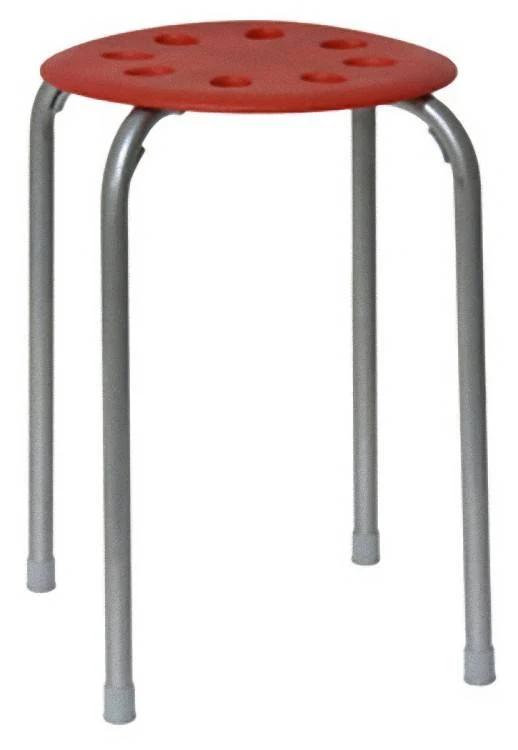 SGABELLO MOD.DOLLINO ROSSO CONFEZIONE DA 6 PEZZI