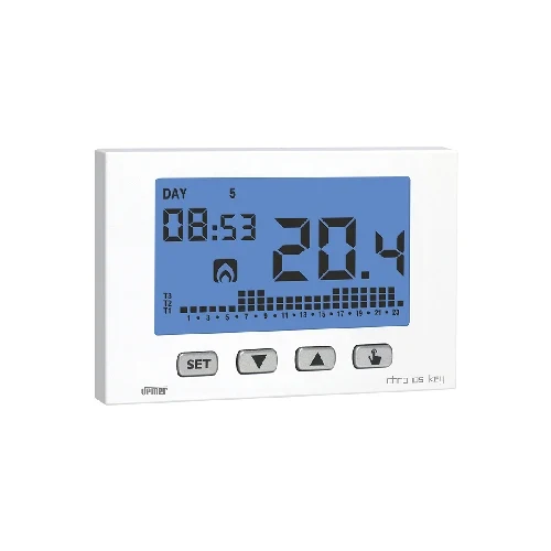 Cronotermostato settimanale chronos key bianco