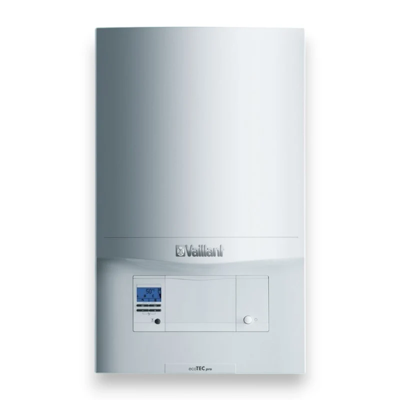Caldaia a condensazione A con display e soluzione per riscaldamento acqua calda sanitaria metano 44x34xH72 cm Ecotec Pro Vmw