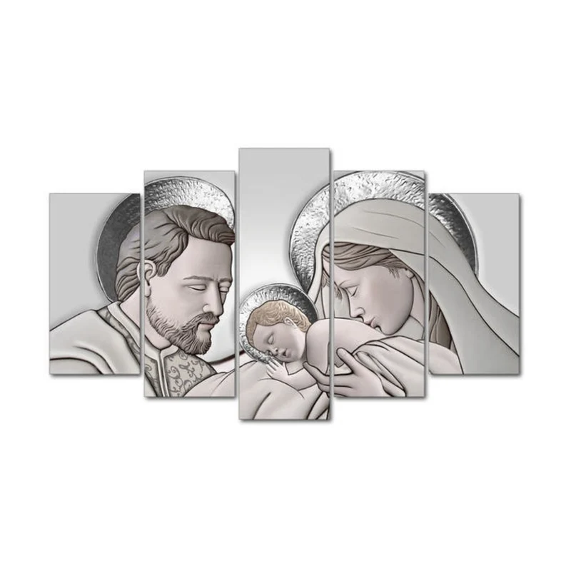 Quadro Canva The kiss Ceramic grigio 66x115 cm