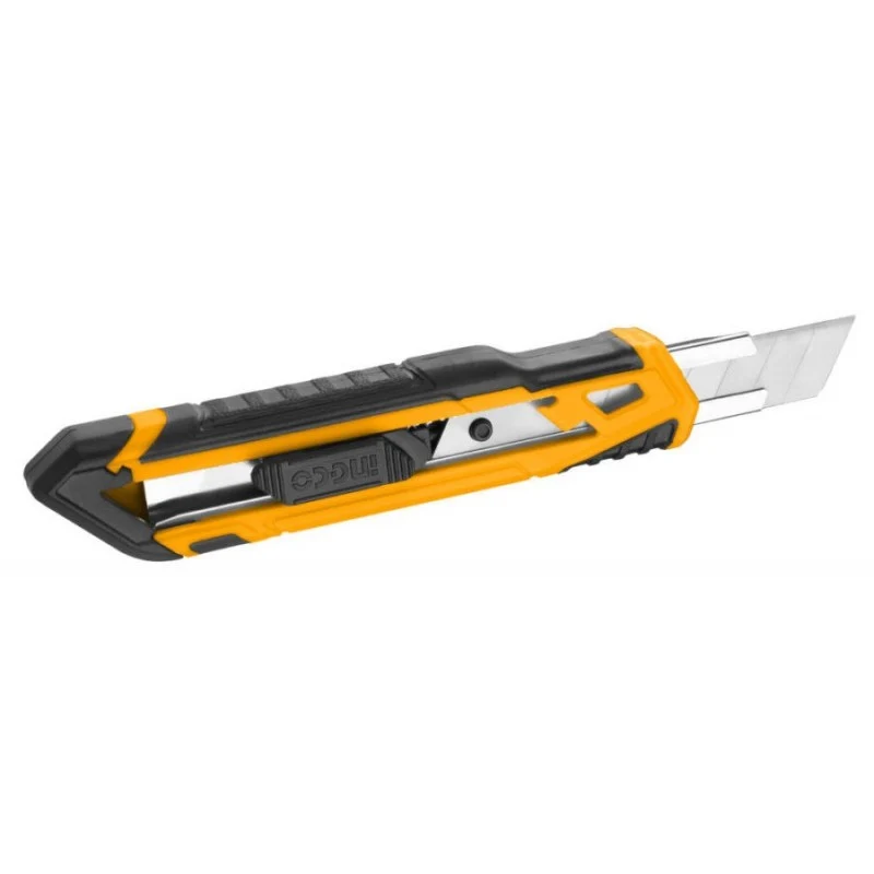 INGCO Taglierino Autobloccante Cutter da 18 x 100 mm