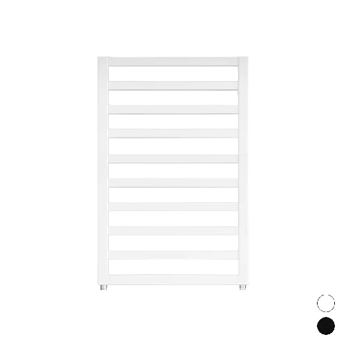 Termoarredo zehnder quaro h. 971 nero opaco largh. cm 45