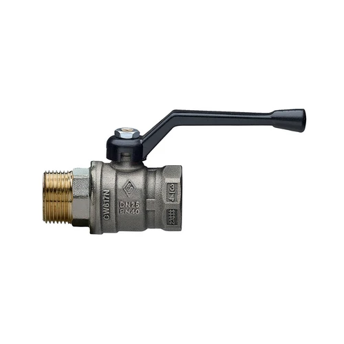 Valvola a sfera a passaggio totale mf con leva junior-sfer 3/4 dn 20 pn 40