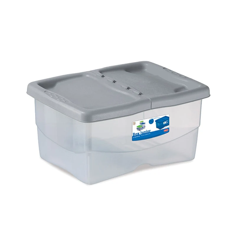 Stefanbox Junior Stone Grey 40X30X18 - Contenitore Multifunzionale STEFANPLAST