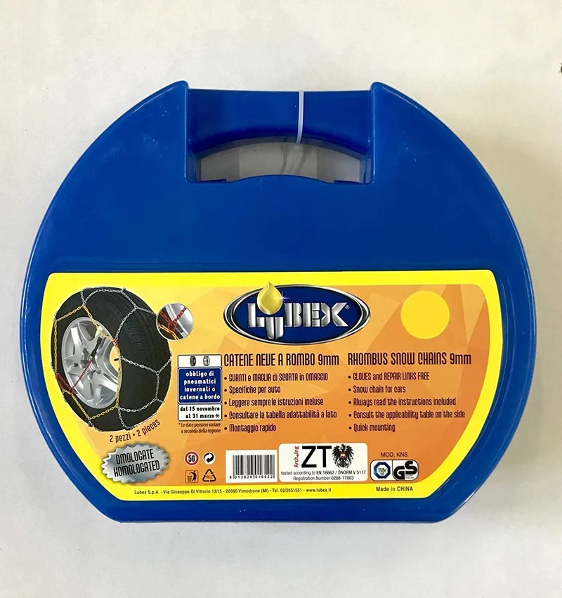 CATENE DA NEVE 9 MM OMOLOGATE GRUPPO 5