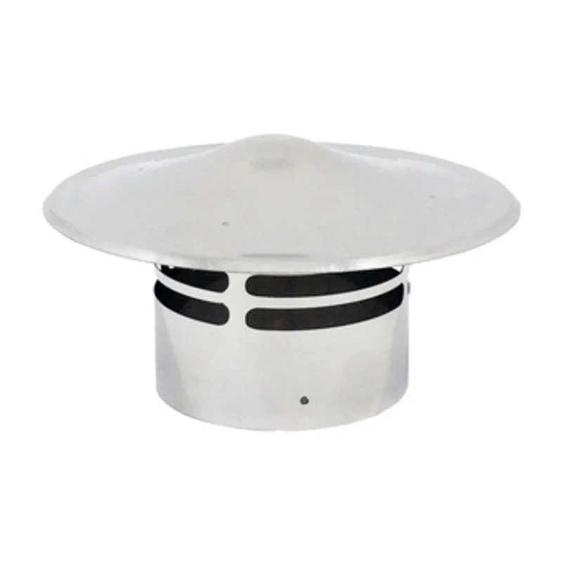 Terminale di Scarico con Cappello INOX Pellet Ø 10 cm