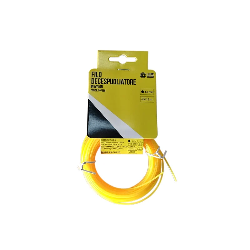 Filo Decespugliatore Tondo Yellow R MM1.6 x 15MT