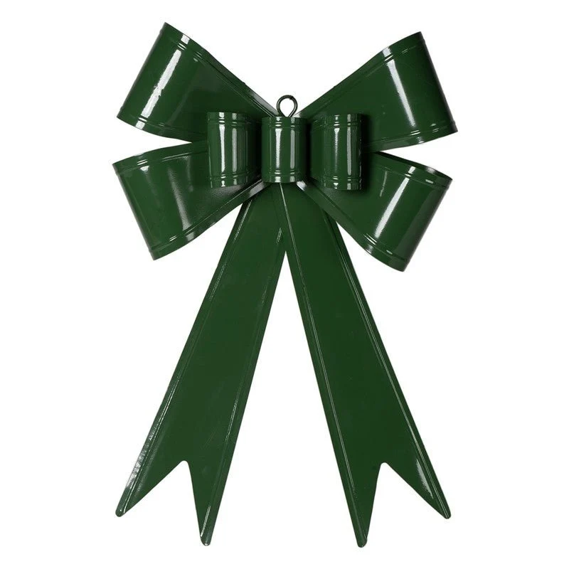 Fuori porta natalizio fiocco verde | Plathea