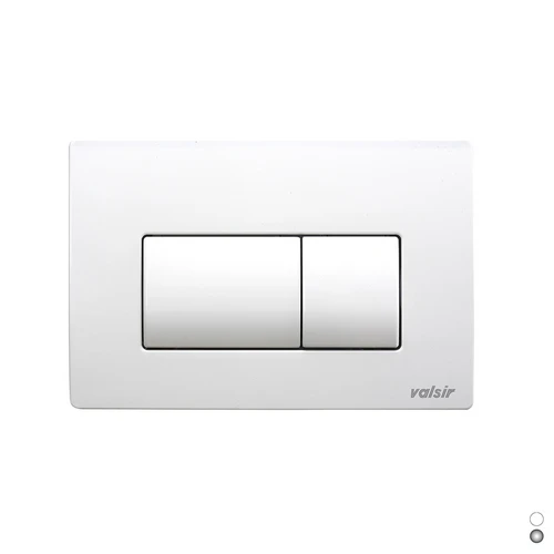 Placca pneu 2 pulsanti per tropea3 - evolut in abs bianca