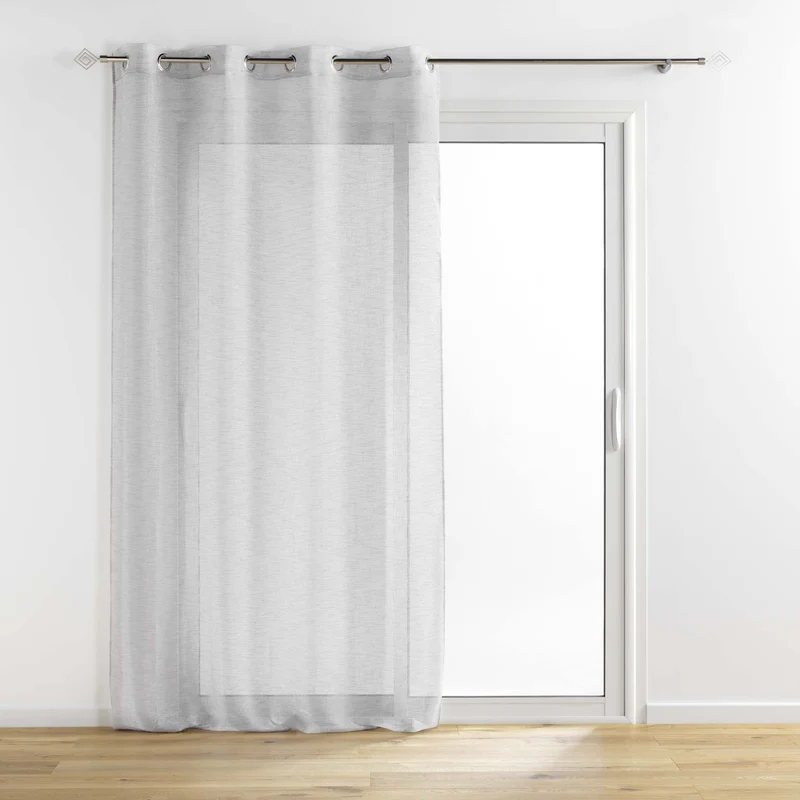 Tenda con occhielli 140 x 280 cm Metallizato