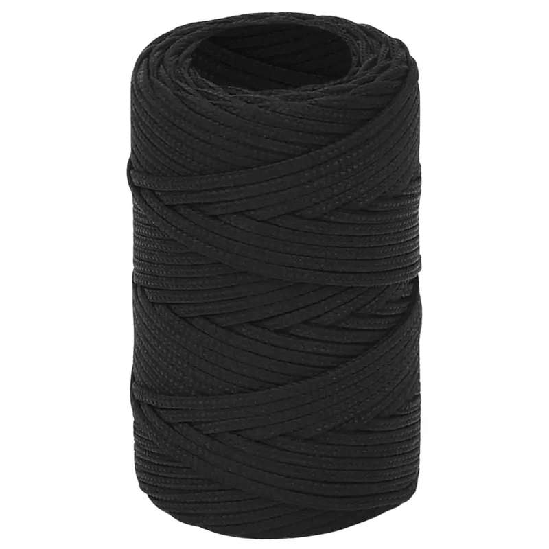Corda per barca Completamente Nera 2 mm 500 m in Polipropilene 152480