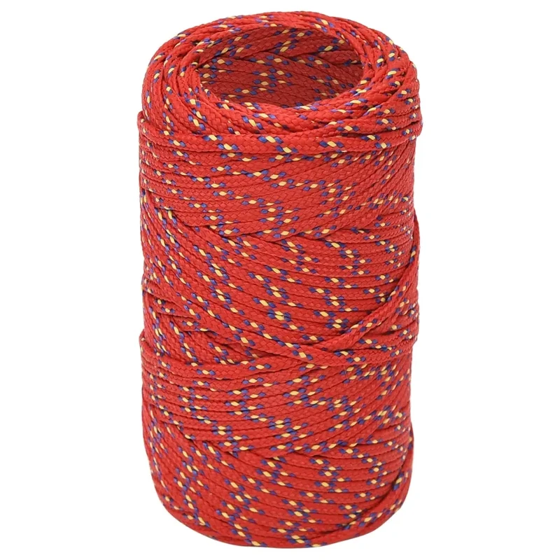 Corda per barca Rossa 2 mm 25 m in Polipropilene 152370