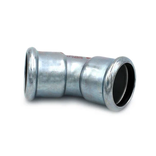 Curva 45 ff a pressare in acciaio carbonio steel pres diam. 54