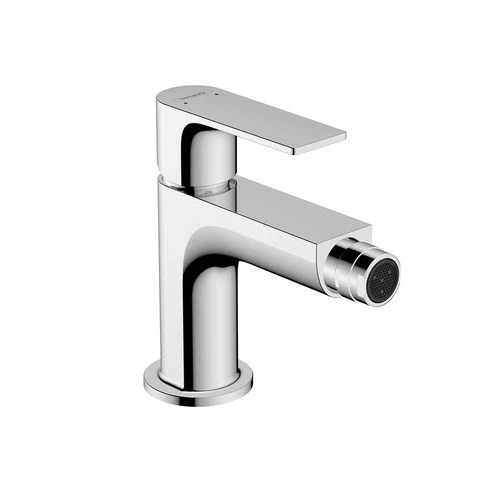 Miscelatore monocomando bidet con scarico rebris e cromo
