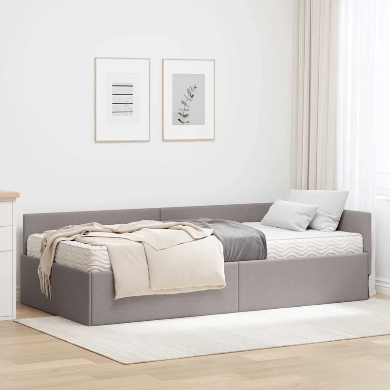 Struttura Letto Angolare con Materasso 2 pz Talpa 90 x 200 cm 3393602