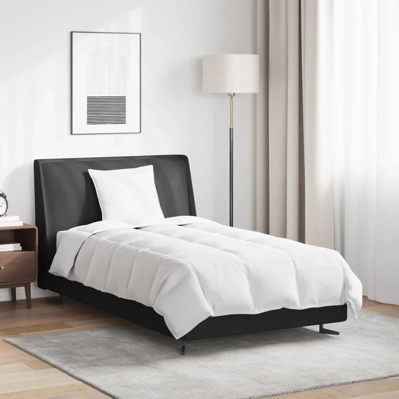 Duvet Estivo con cuscino 2 pz Bianco Piuma d'anatra 3376252