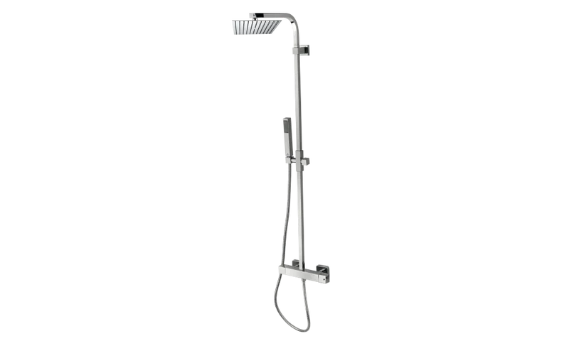 COLONNE DOCCIA TERMOSTATICO SOFFIONE TWIGGY 25 X 25 CM