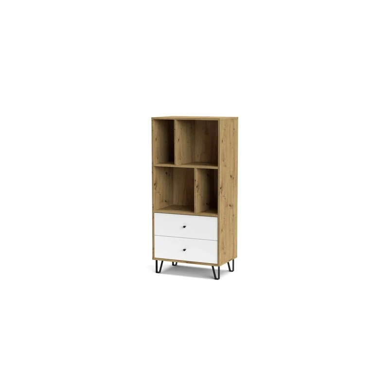 Mobile Bollo 2C BO7 Cm 63 x 40 x 135 Rov.artisan Bianc