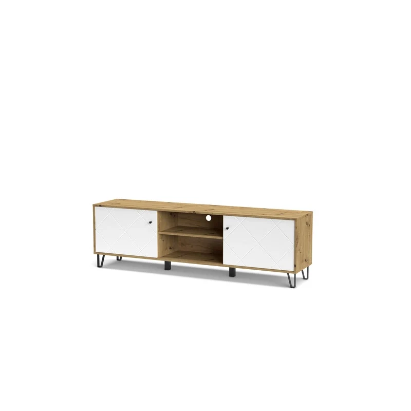 Portatv Bollo BO2 Cm 183 x 40 x 55 Rov.artisan Bianco