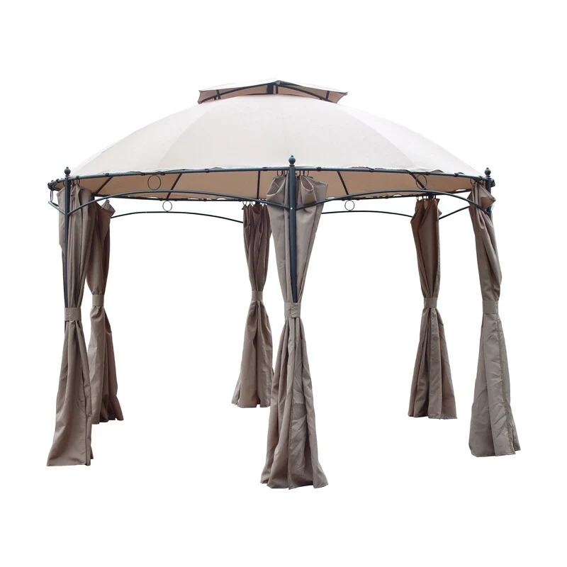 Gazebo in Acciaio Gotic Esagonale D 350 cm