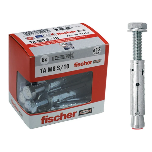 Fischer tasselli in acciaio Tam 8 G