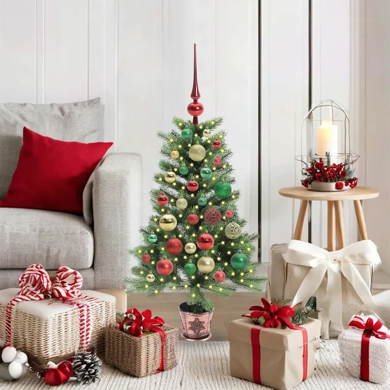 Albero di Natale con 150 LED con supporto Verde 90 cm PE 3396308