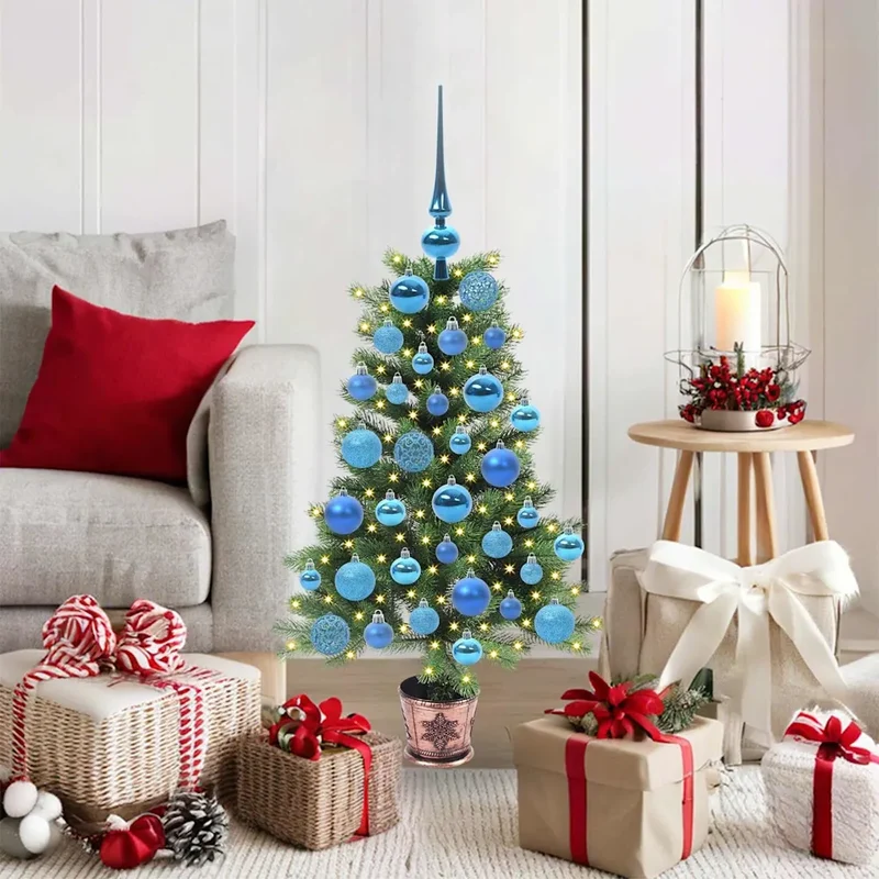 Albero di Natale con 150 LED con supporto Verde 90 cm PE 3396307