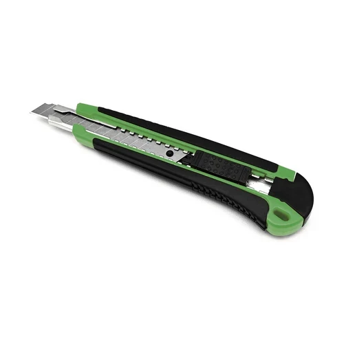 Cutter gryn 9mm c/impugnatura antiscivolo in gomma -